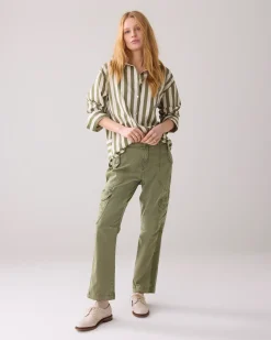 Discount Trousers in a washed look Hosen & Jumpsuits