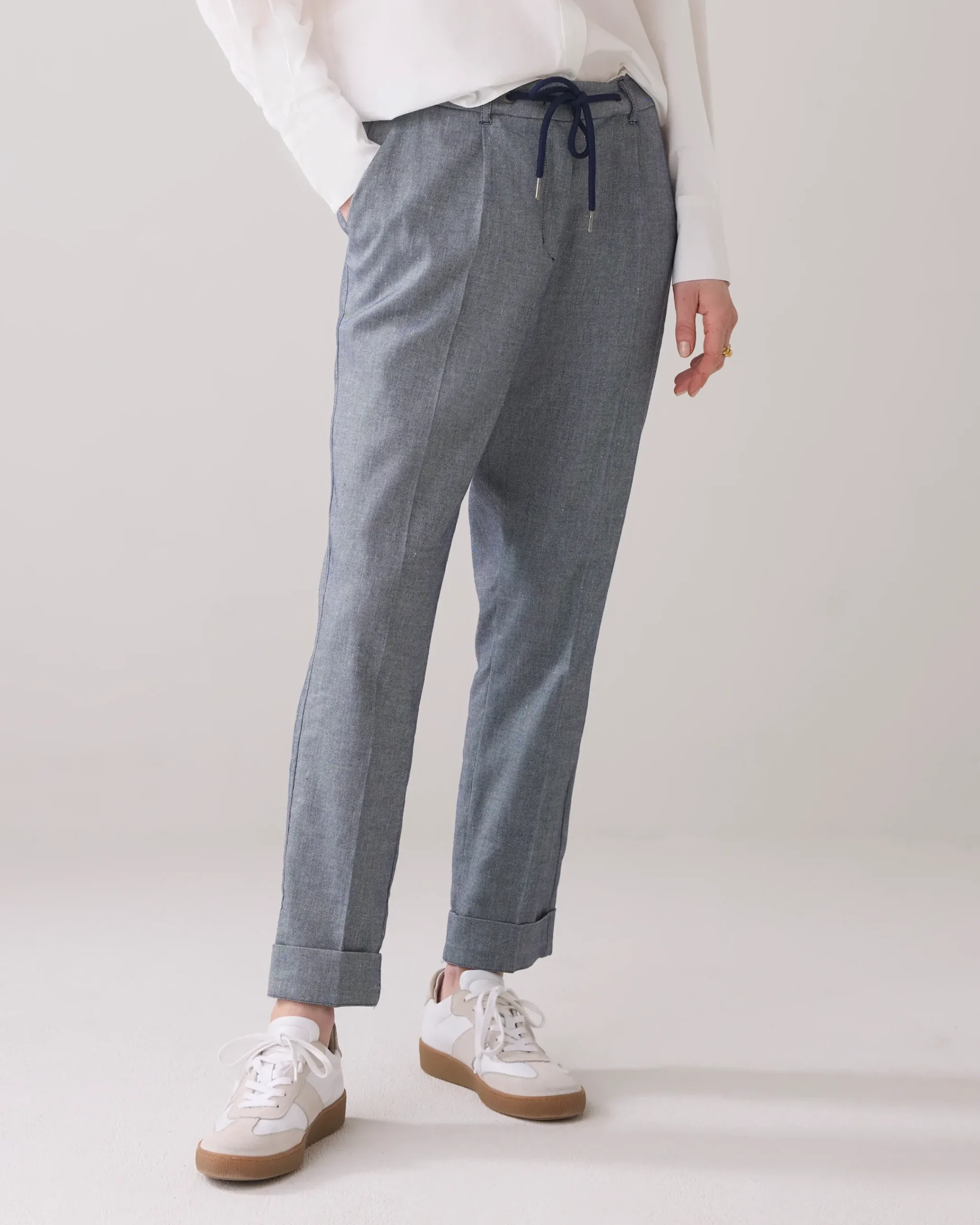 Best Trousers in linen-blend with turn-ups Hosen & Jumpsuits