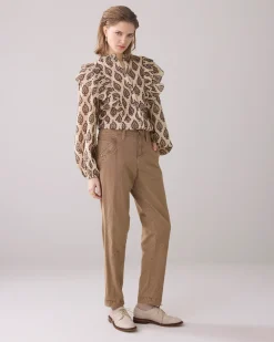 Online Trousers in twill fabric Hosen & Jumpsuits