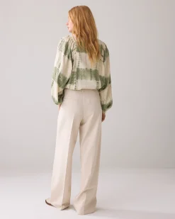 Sale Trousers with pleated waistband Hosen & Jumpsuits