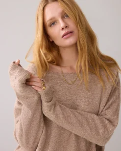 Hot Wide boat-neck jumper Pullover & Westen