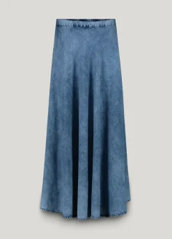 New Wide denim skirt Röcke