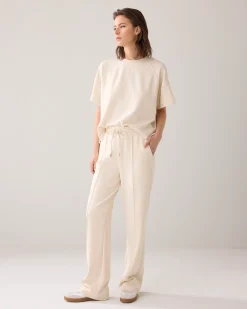 Outlet Wide scuba trousers Hosen & Jumpsuits