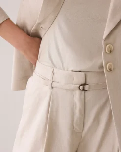 New Wide-leg trousers in linen look Hosen & Jumpsuits