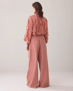 Best Wide-leg trousers in lyocell blend Hosen & Jumpsuits